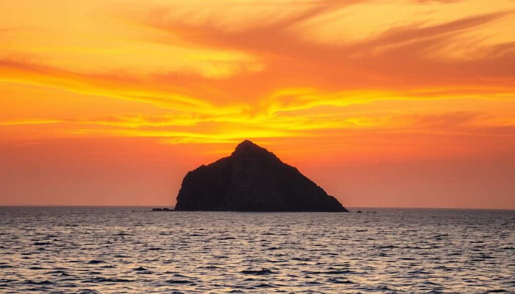 Der-beruehmte-Aphrodite-Felsen-an-der-Kueste-Zyperns-bei-Sonnenuntergang-1024x585 Top 10 Mittelmeerinseln für deinen Urlaub