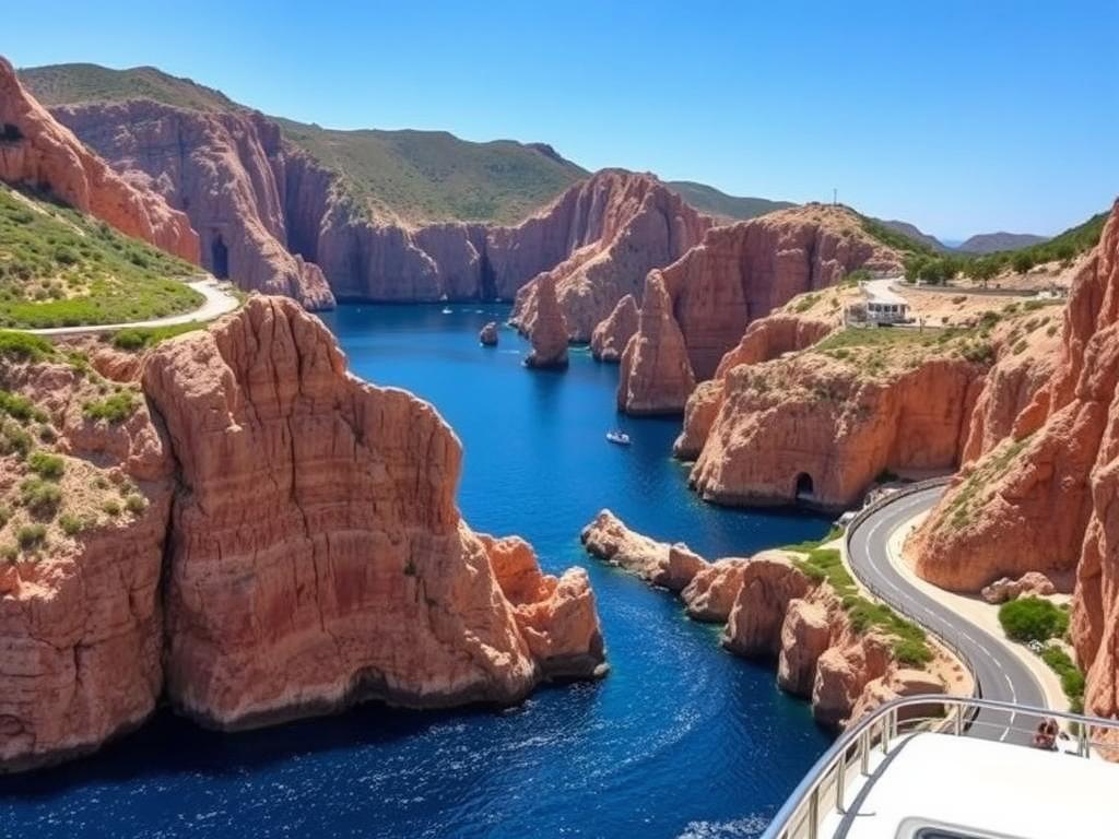 Die-beeindruckenden-Calanques-de-Piana-rote-Felsformationen-an-der-Westkueste-Korsikas Top 10 Mittelmeerinseln für deinen Urlaub