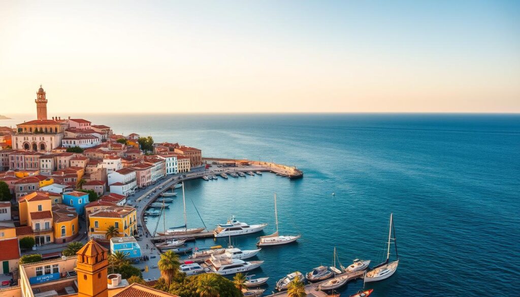 Panoramablick-auf-den-malerischen-Hafen-von-Rethymnon-auf-Kreta-mit-venezianischen-Gebaeuden-und-1024x585 Top 10 Mittelmeerinseln für deinen Urlaub
